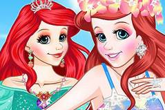 Русалка и Человек - Ariel Mermaid vs Human Princess