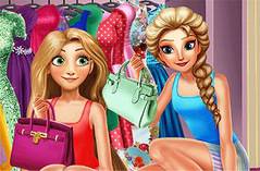 Гардеробная Принцесс - Elsa And Rapunzel Dressing Room