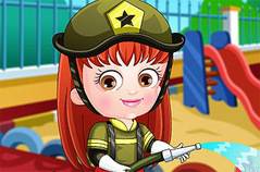 Хейзел Пожарник - Baby Hazel Firefighter Dress