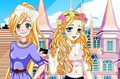 Школьные Подруги - High School Cinderella аnd Rapunzel