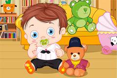 Малыш и Мишка Тедди - Baby with Teddy Bear