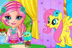Малышка Барби и Пони 2 - Baby Barbie Little Pony 2