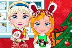 Покупки Сестер - Anna and Elsa Babies Christmas Shopping
