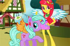Пони и Девочка - Rainbow Dash Pony VS Human