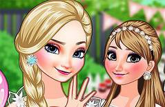 Праздник Анны и Эльзы - Frozen Sisters Birthday Party