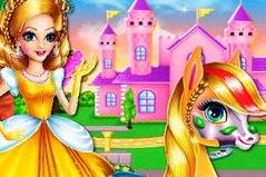 Принцесса и Пони - Princess Zaira аnd Pony
