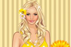 Принцесса Подсолнух - Sunflower Princess Dress Up