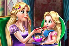 Рапунцель и Дочь - Rapunzel Mommy Toddler Feed