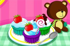 Разноцветные Kексы - Cooking Colorful Cupcakes