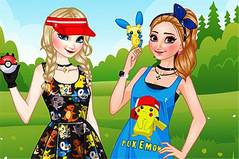 Сестры и Покемоны - Frozen Sisters Pokemon