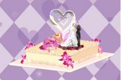 Украшаем Торт - Wedding Cake