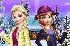 Зимние Наряды Сестер - Elsa and Anna Winter Dress Up