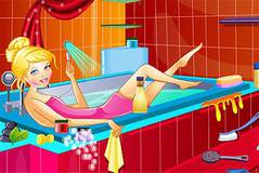 Золушка Убирает - Princess Cinderella Bathroom Cleaning