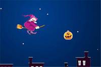 Баба-Яга и Хэллоуин - Halloween Flying Witch
