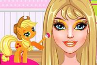 Барби и Ее Пони - Barbie My Little Pony Makeover