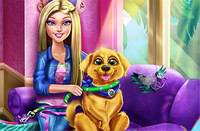 Барби Обучает Щенка - Barbie Puppy Potty Training