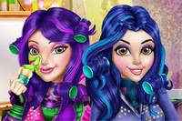 Две Наследницы - Descendants Wicked Real Makeover