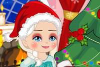 Эльза и Елка - Elsa Christmas Slacking