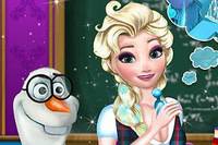 Эльза Играет на Уроке - Elsa College Games