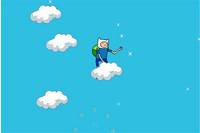 Финн Прыгает по Облакам - Adventure Time Finn Up