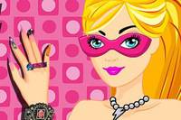 Маникюр Супер Барби - Super Barbie Glam Nails