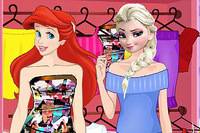 Наряды Эльзы и Ариэль - Elsa And Ariel Summer Fashion