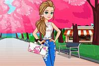 Новые Джинсы - Design Your Cherry Blossom Jeans