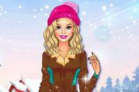 Зимний Стиль Барби - Barbie Winter Glitter Trends