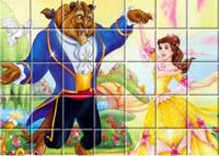 Красавица и Чудовище - Beauty and Beast Spin Puzzle
